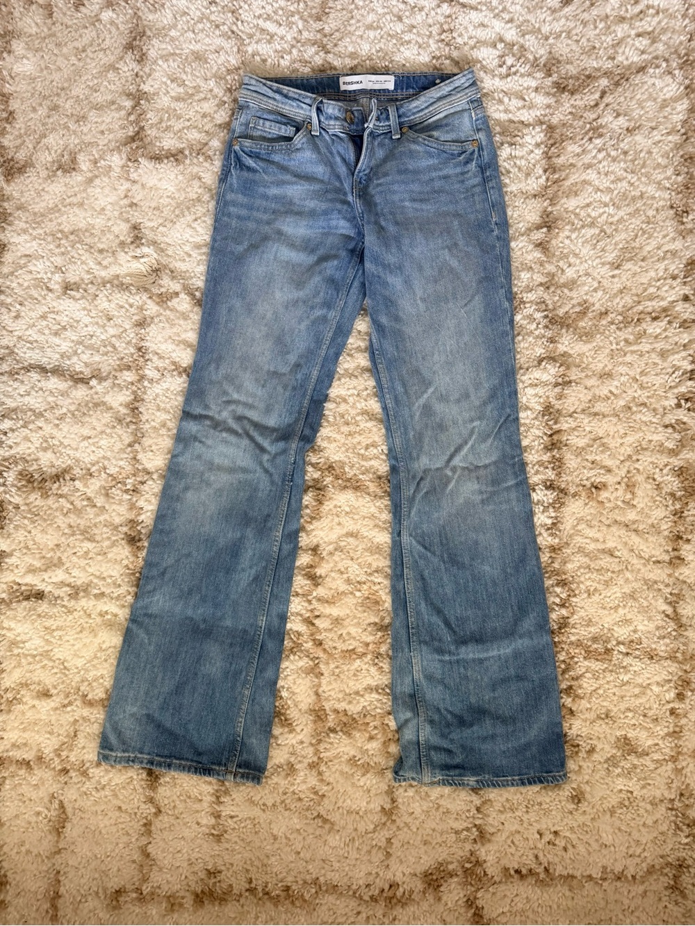 Y2K BERSHKA Low Rise Jeans Size 02